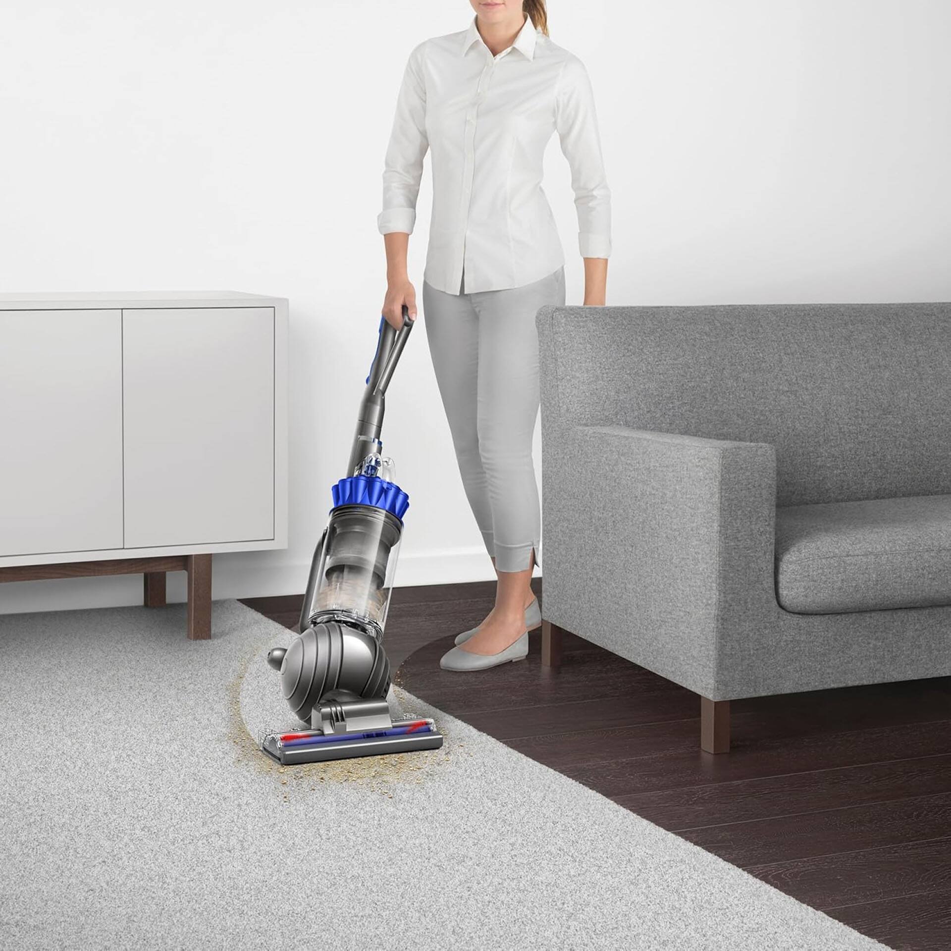 Alt View 5. Dyson - Exclusive Ball Animal 2 Plus Corded Upright Vacuum with 5 Accessories - Molded Blue.