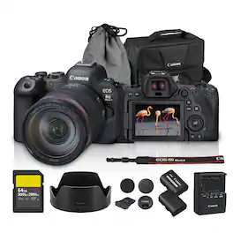 Canon - EOS R6 Mark II Full Frame Mirrorless Camera Creator Bundle