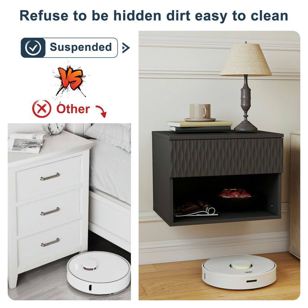 Refuse to be hidden dirt easy to clean

✔️ Suspended

❌ Other