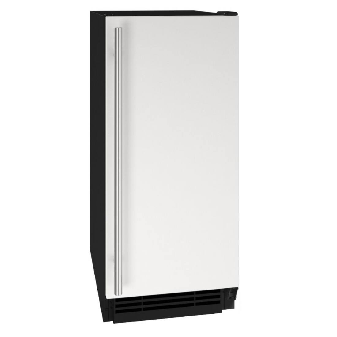 U-Line - 15" 55-Lb Freestanding Icemaker - White