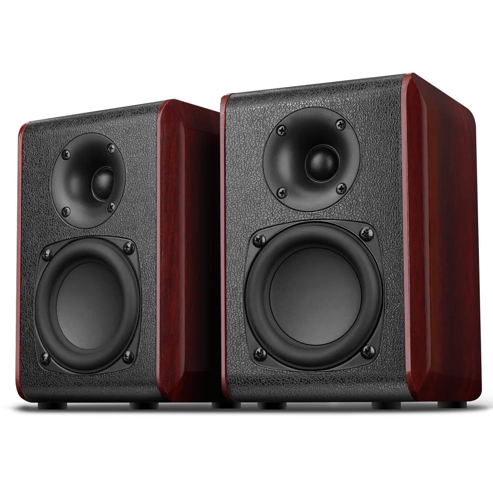 Pacoar Cade - Passive Bookshelf Speakers Inch Woofer Home Desktop Stereo Amplifier Receiver Required Surround Front Pc/gaming/turnt - Default