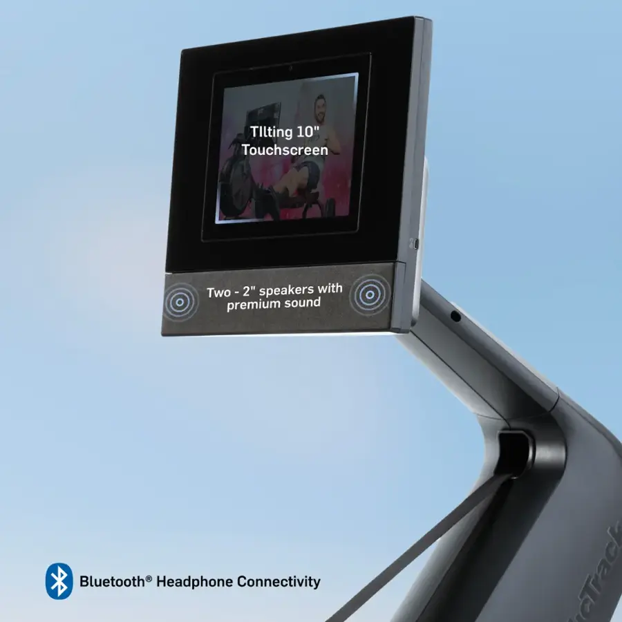 Tilting 10" Touchscreen TE I | Two 2" speakers with premium sound Bluetooth 3 Headphone Connectivity cTrac
