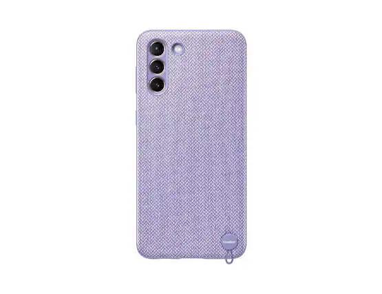 Front. Samsung - Samsung Galaxy S21 Plus (G996) Kvadrat Fabric Cover I Color: Violet - Violet.