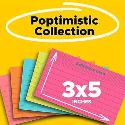 Poptimistic Collection  
Adhesive here  
3x5 INCHES