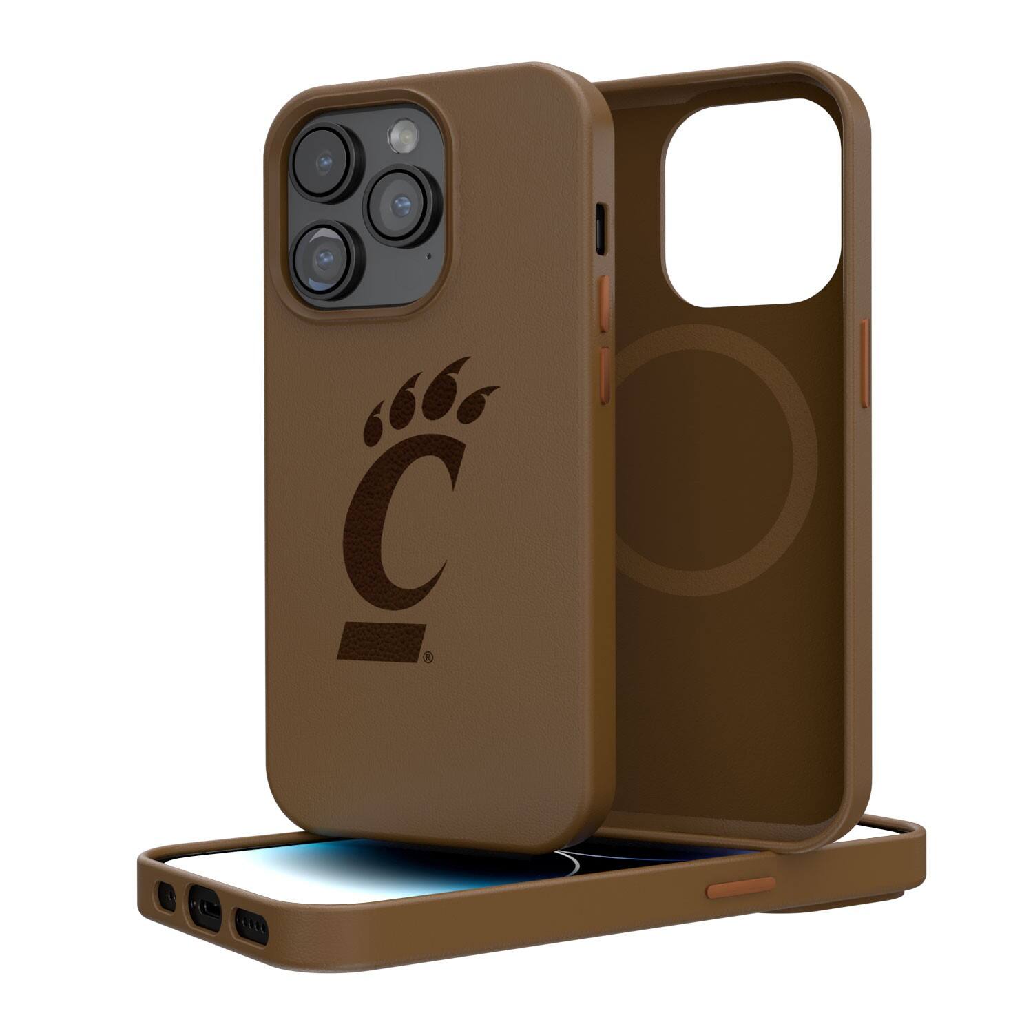 Keyscaper - NCAA - Cincinnati Bearcats iPhone Magnetic Bump Case - 14 - Brown price history on PriceWatchPro