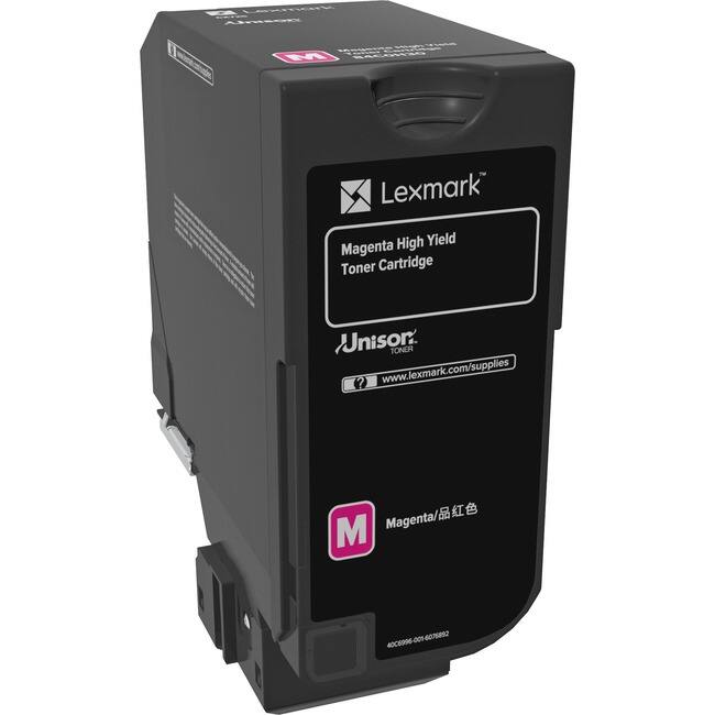 Lexmark High Yield Magenta Toner Cartridge  
Unison TONER  
Magenta/品红色  
www.lexmark.com/supplies  
M 4000996-001-6076892