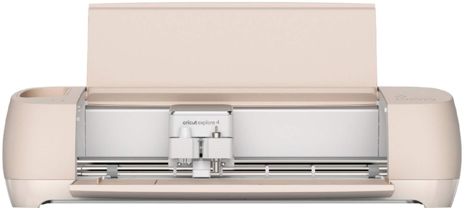 Cricut - Explore 4 Smart Cutting Machine - Seashell - Front_Zoom