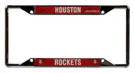 Rico Industries - Houston Rockets NBA Chrome EZ View License Plate Frame - Multi