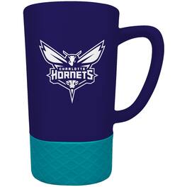 Great American Products - Charlotte Hornets Team Logo 16oz. Laser Etched Jump Mug - Multicolor