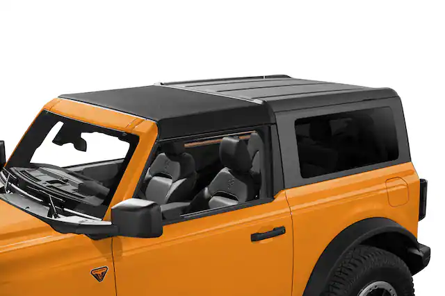 Front. Bestop - Skyrider for Hardtop - '21-26 Bronco 4-Door (Premium Black Twill) - Black.