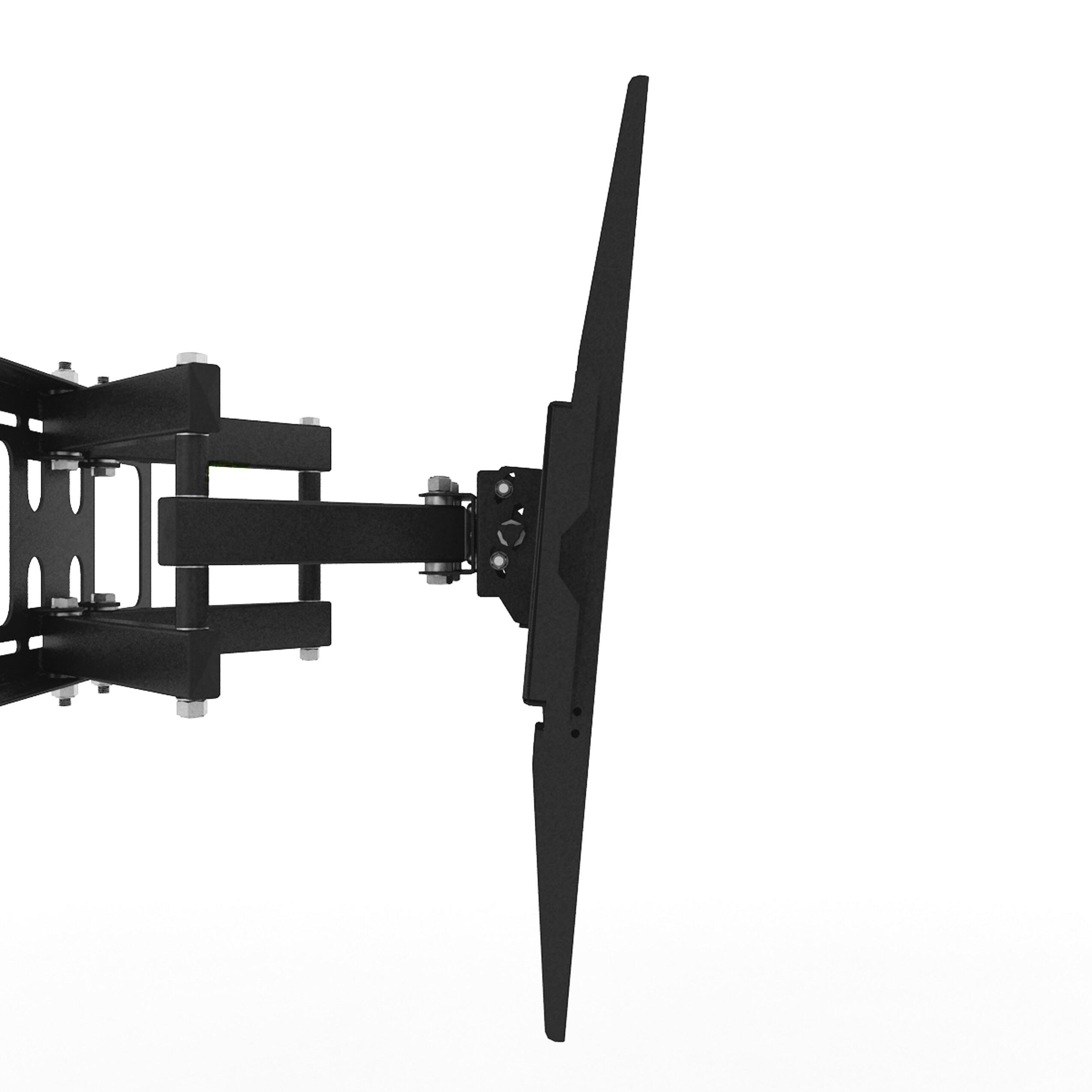 Left. CorLiving - CorLiving Full-Motion Wall Mount for 40" - 80" TVs - Black.