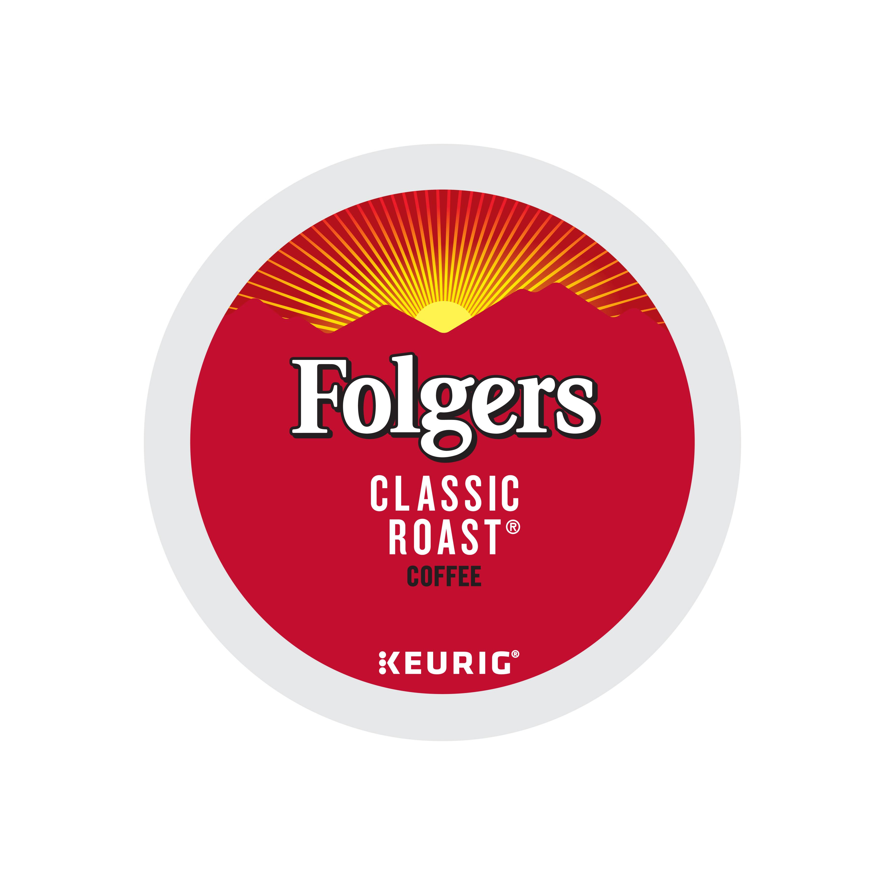 Alt View 12. Folger's - Folgers Classic Roast, Keurig Single Serve K-Cup Pods, Medium Roast Coffee, 48 Count.