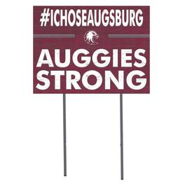 Jardine - Augsburg Auggies 18" x 24" I Chose Yard Sign - Maroon