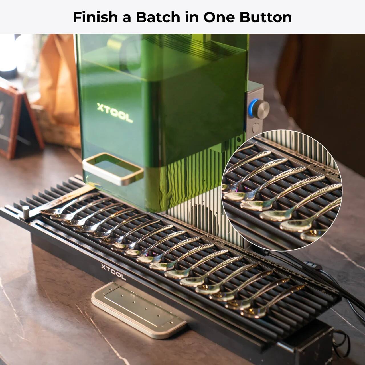 Finish a Batch in One Button  
XTOOL  
XTOOL