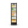 Yeego - Commercial Merchandiser Refrigerator, 6.9 cu. ft. Glass Door, 204-Can, 32-50°F, for Shops,Bars - Black