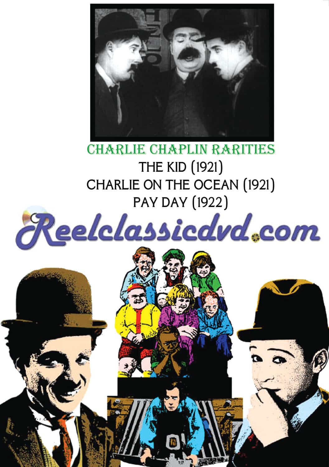 Chaplin Rarities: Alternate Versions (Charlie on the Ocean, Pay Day, The Kid)  - DVD