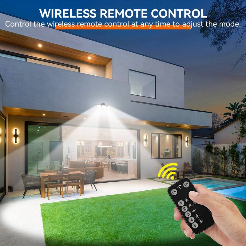 WIRELESS REMOTE CONTROL  
Control the wireless remote control at any time to adjust the mode.  
ON OFF 1 2 3 4 5