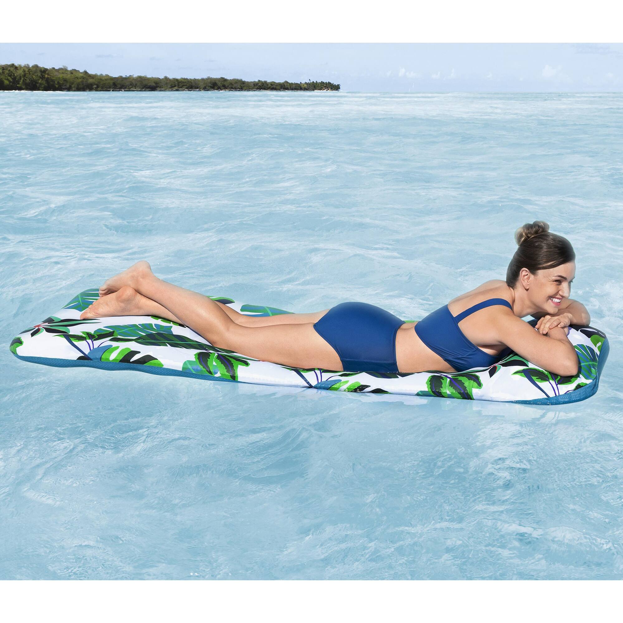 Alt View 4. Bestway - H2OGO! Blissful Drifter: Fabric Floating Mat - 72' x 28.5".