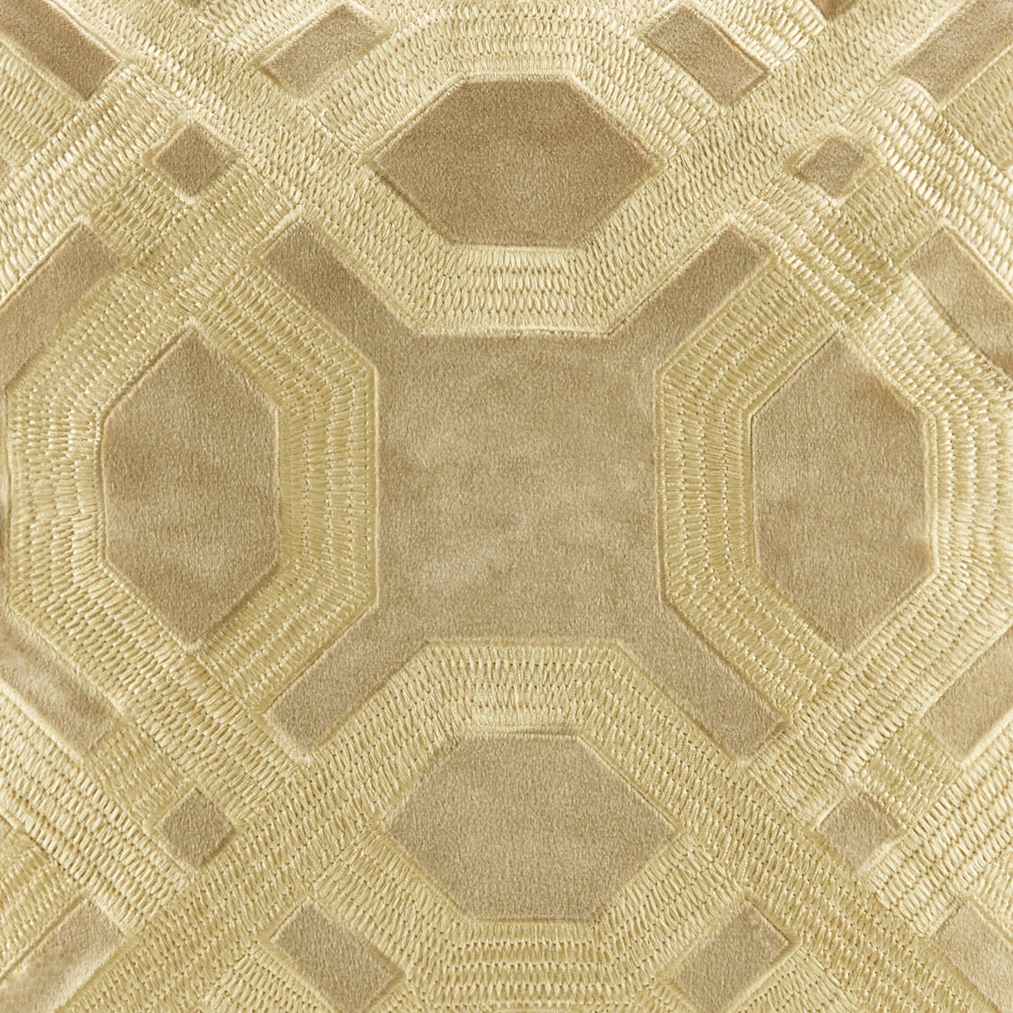 Alt View 5. Gracie Mills - Gracie Mills Gerard Japanese Braiding Square Decor Pillow - Gold.