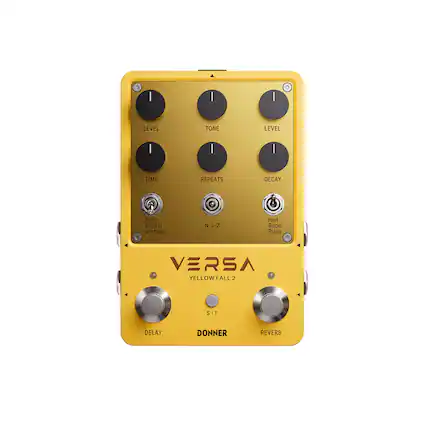 LEVEL TONE LEVEL TIME REPEATS DECAY Echo Digital Vintage N-1-2 Hall Room Plate VERSA YELLOW FALL 2 S SIT T DELAY DONNER REVERB