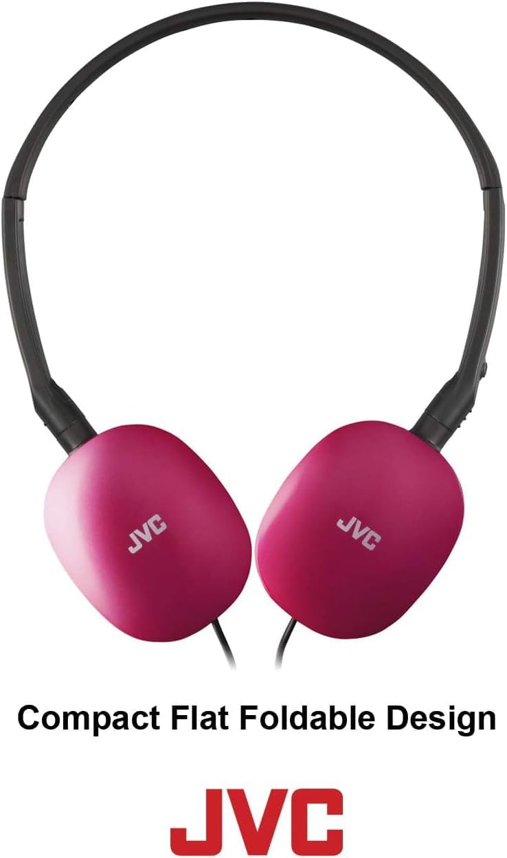 JVC  
Compact Flat Foldable Design