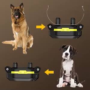 Back. PATPET - Remote Vibrating Dog Training Collar - yellow-green.