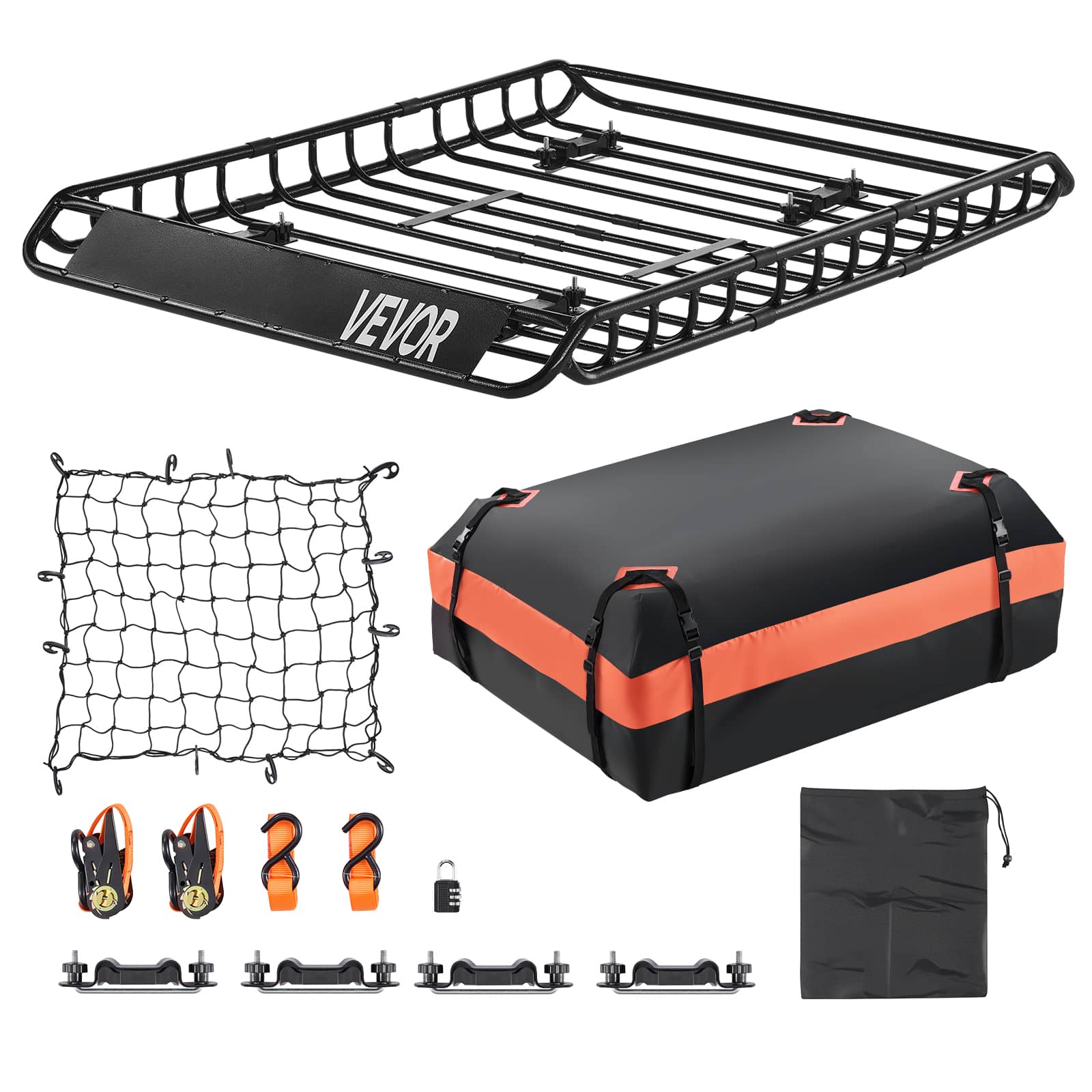 VEVOR Roof Rack Cross Bars, 200 LBS Load Capacity, Compatible with