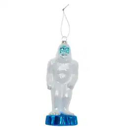 Accoutrements - Yeti Glass Holiday Ornament - White