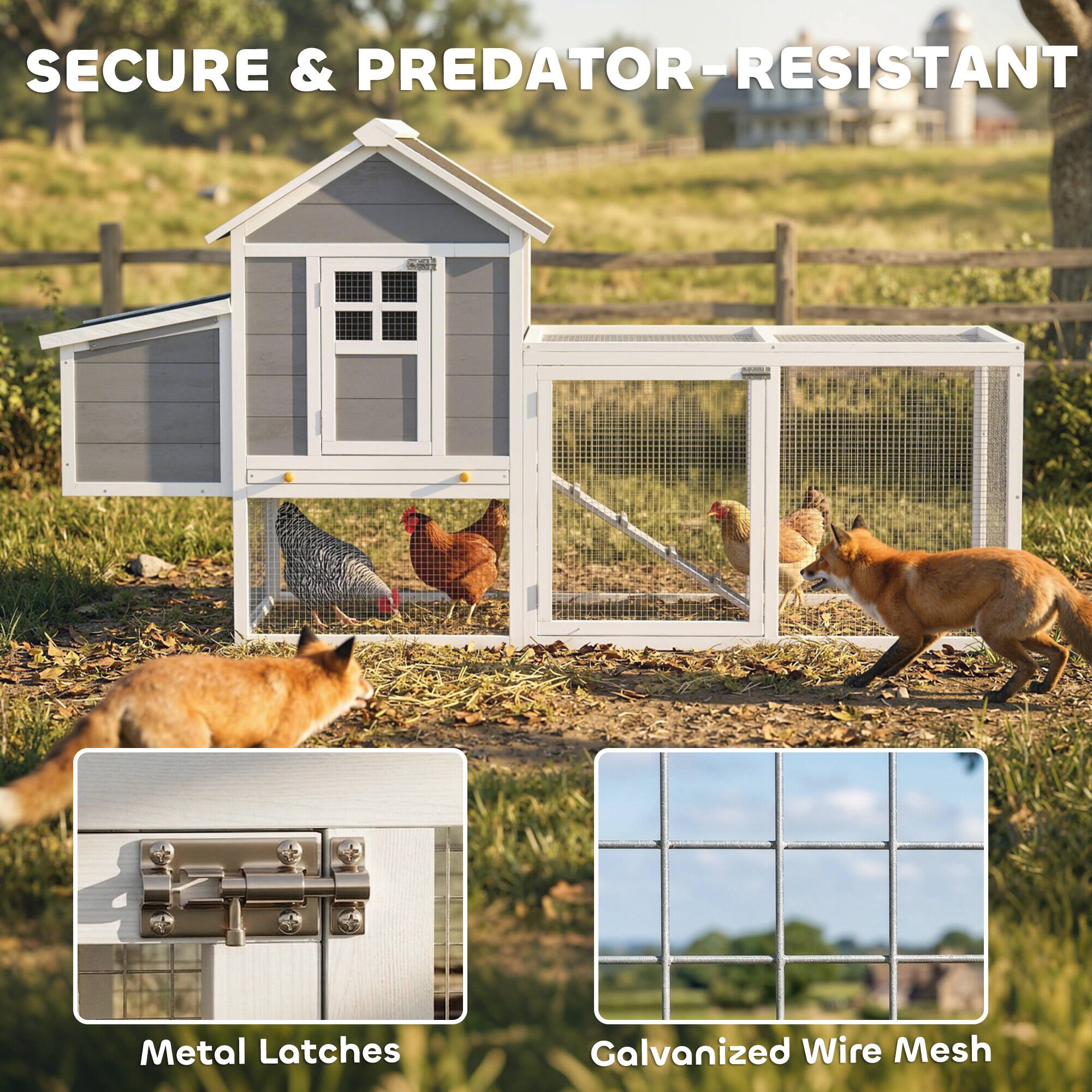 SECURE & PREDATOR-RESISTANT

Metal Latches

Galvanized Wire Mesh