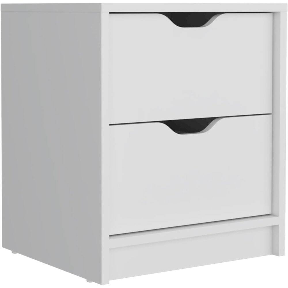 TuHome - Basilea Nightstand MDF - White
