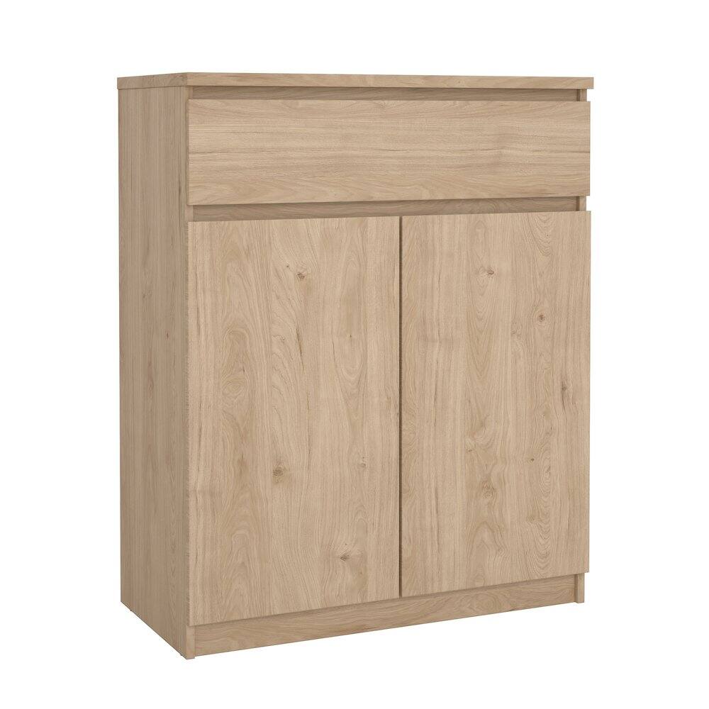 Left. Tvilum - Scottsdale 1 Drawer, 2 Door Sideboard, Jackson Hickory - Brown.