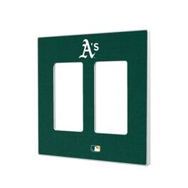 Keyscaper - Athletics Solid Double Rocker Light Switch Plate - Multicolor