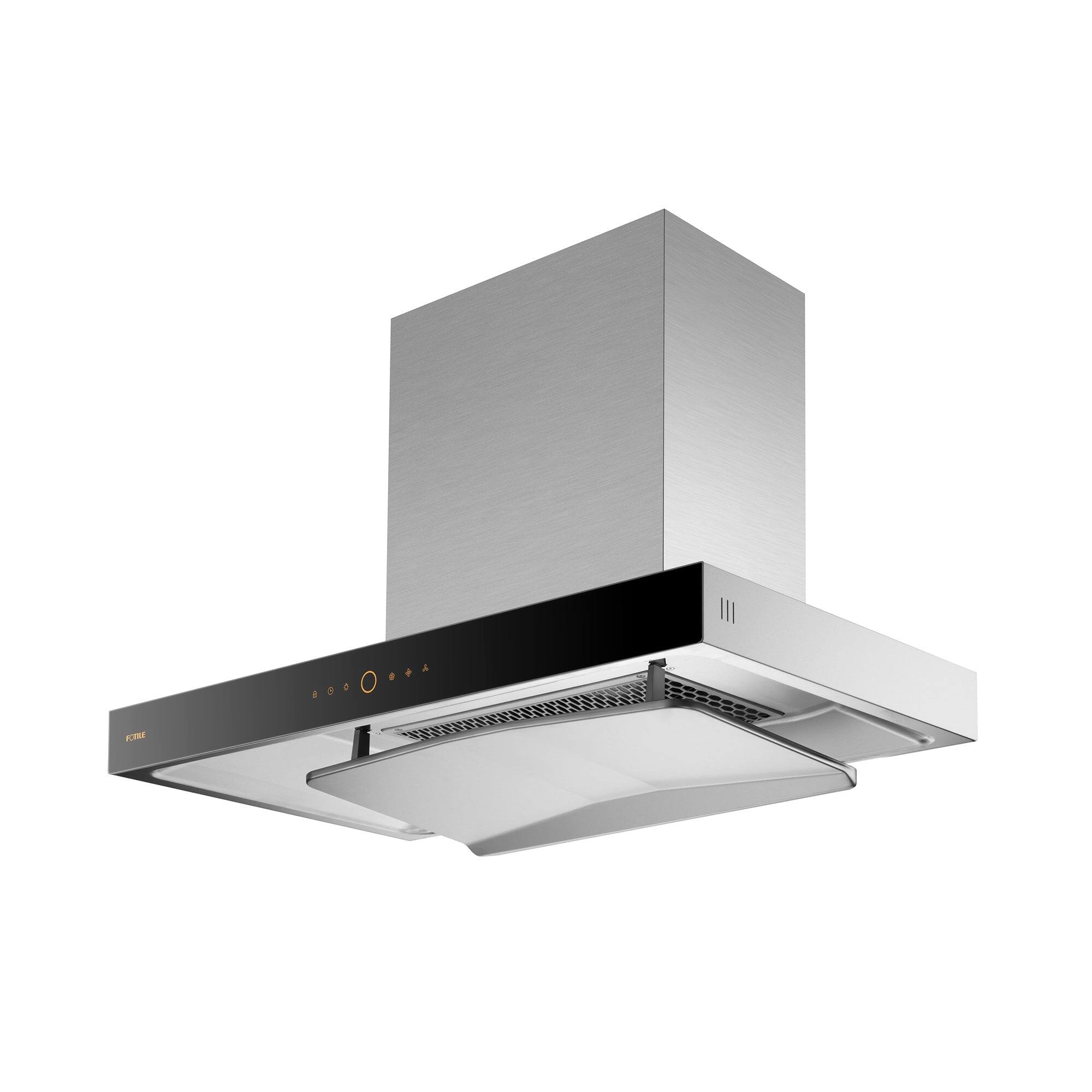 The text on the image reads "III K," which is likely a reference to the brand or model of the stainless steel range hood.