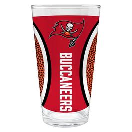 Great American Products - Tampa Bay Buccaneers 16oz. Game Ball Pint Glass - Brown