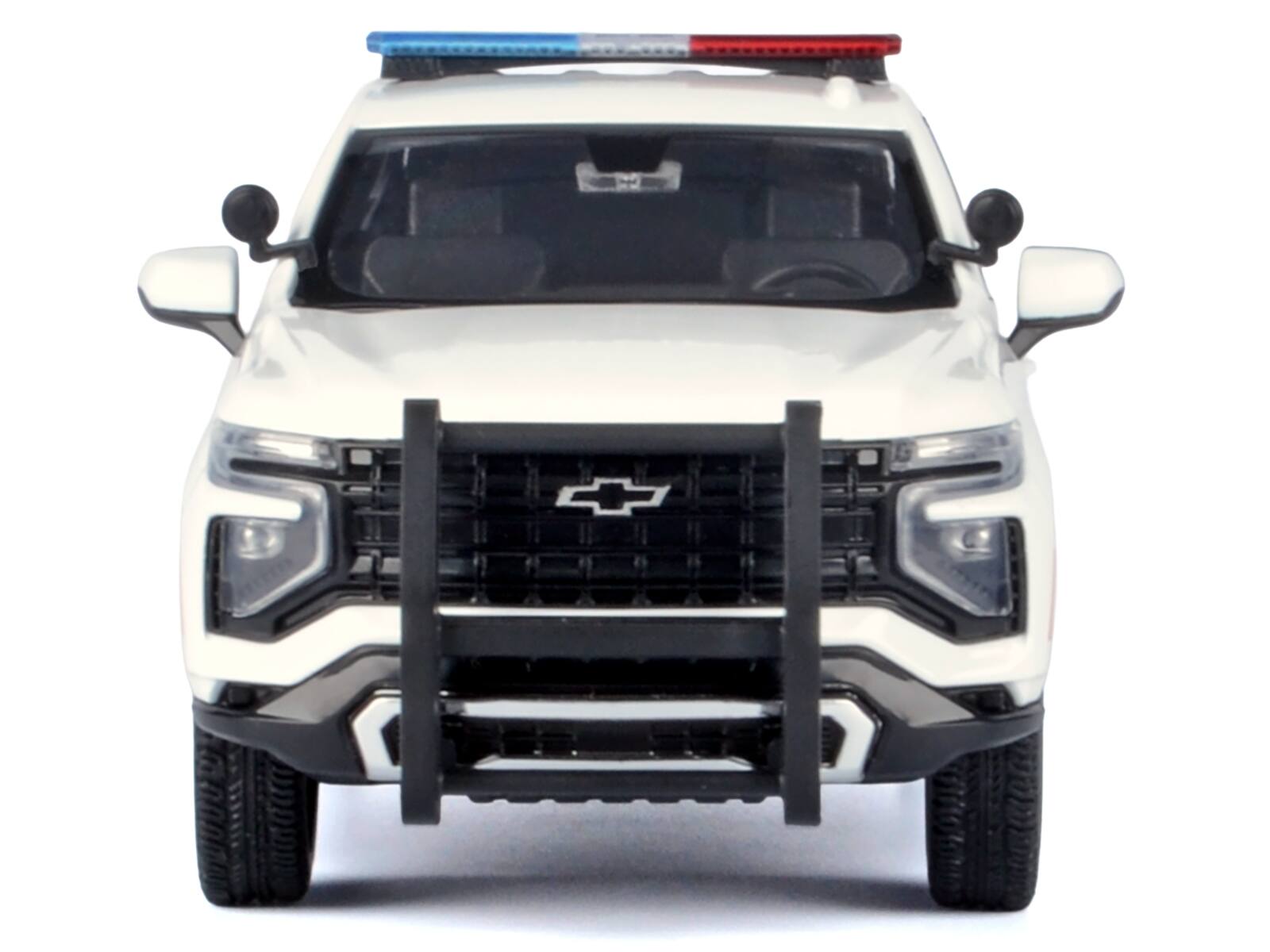 Back. Motormax - 2025 Chevrolet Tahoe PPV White "Custom Builder's Kit - Law Enforcement and Public Service" Series 1/24 - White.
