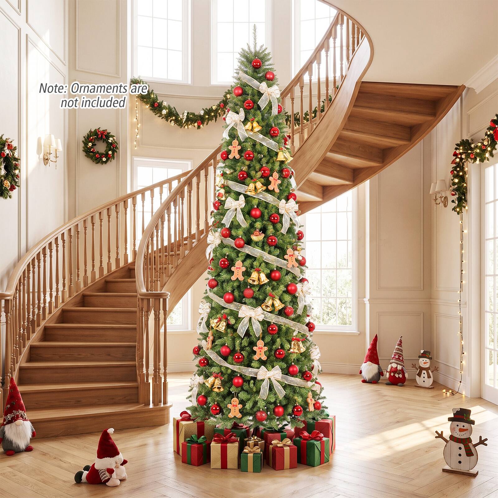 Note: Ornaments are not included
