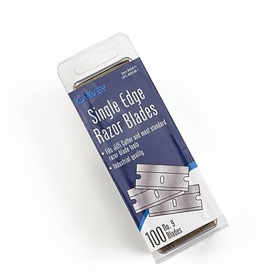 LPC Garvey Single Edge Razor Blades  
Cotter and mast fits DFI blade teels  
Razer quality industrial grade  
100 Blades