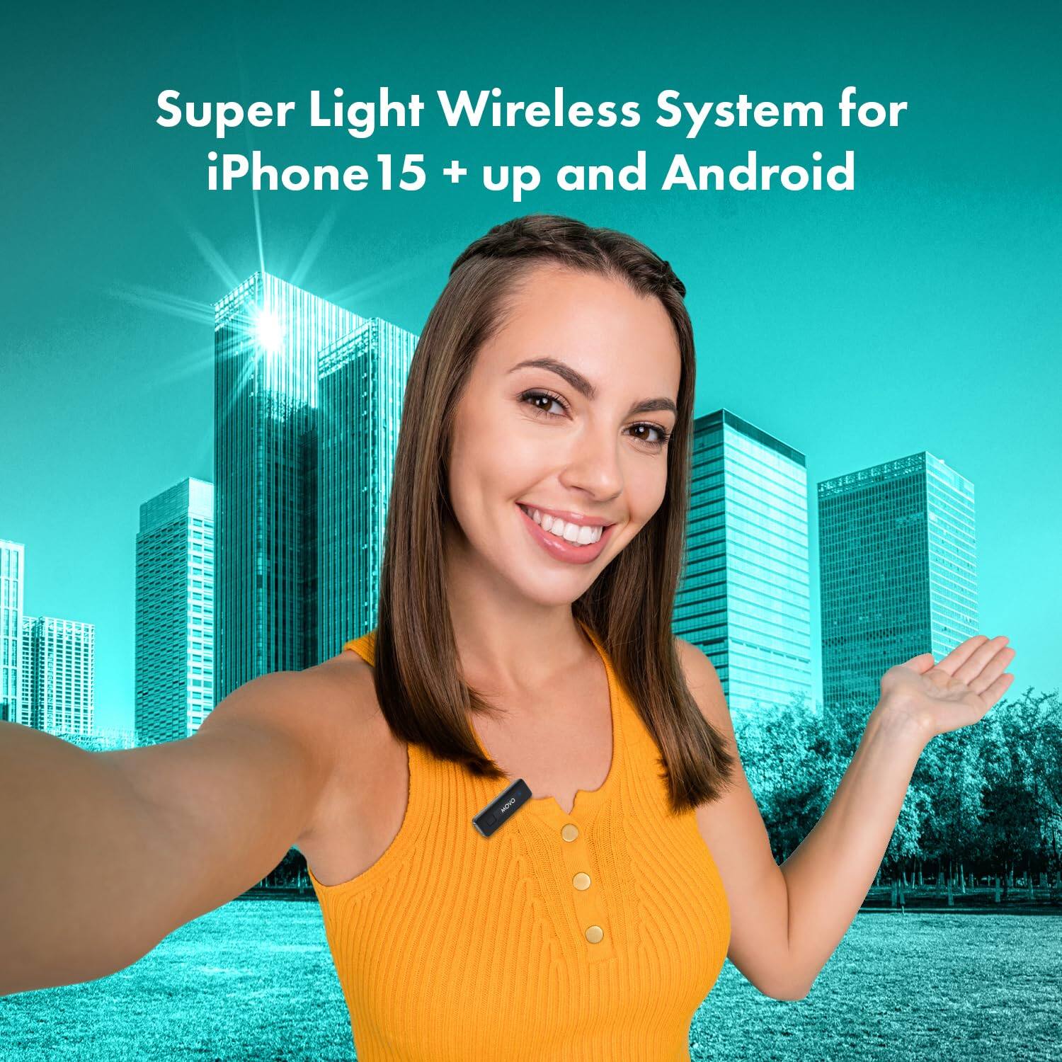 Super Light Wireless System for iPhone 15 + up and Android