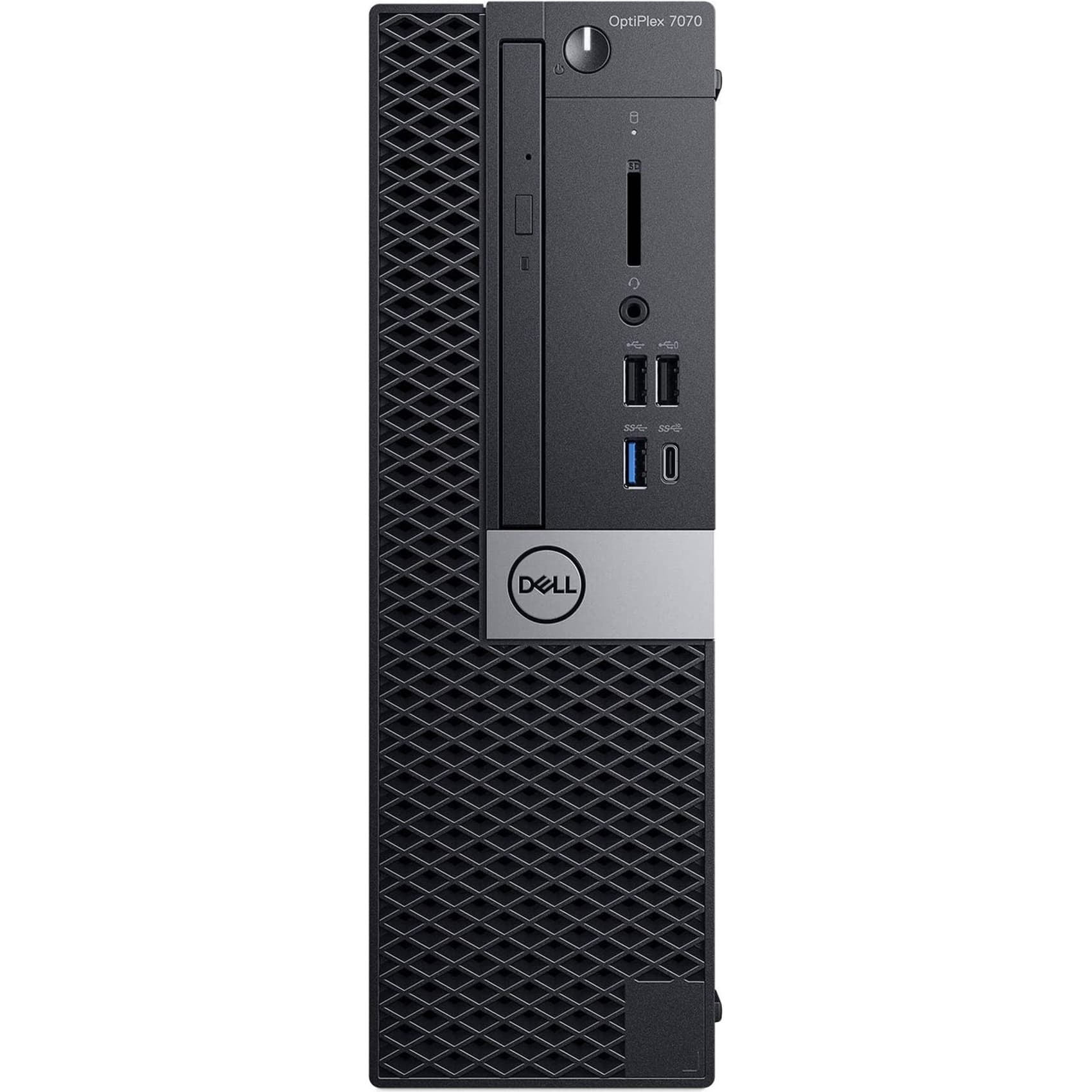 Refurbished Dell OptiPlex 7070-SFF Desktop - Intel Core i5 - 16GB Memory - 256GB SSD - Win11P64 - Black - Front_Zoom