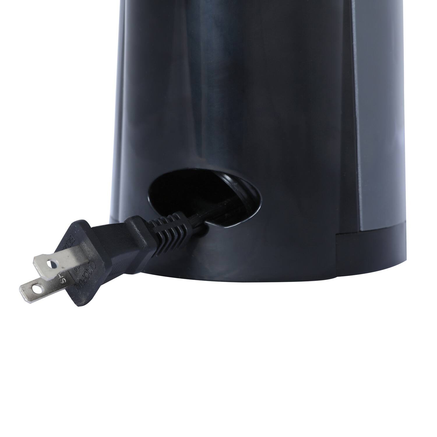 Alt View 2. Brentwood - Tall Electric Can Opener with Knife Sharpener & Bottlle Opener - Black.