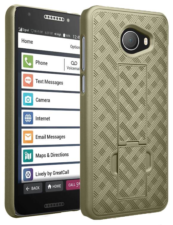 Signal Wi-Fi Off BT Off 3High 100% 12:45  
Home  
Option  
Phone Voicemail  
Text Messages  
Camera  
Internet  
Email Messages  
Maps & Directions  
Lively by GreatCall  
HOME CALL 5  
BACK