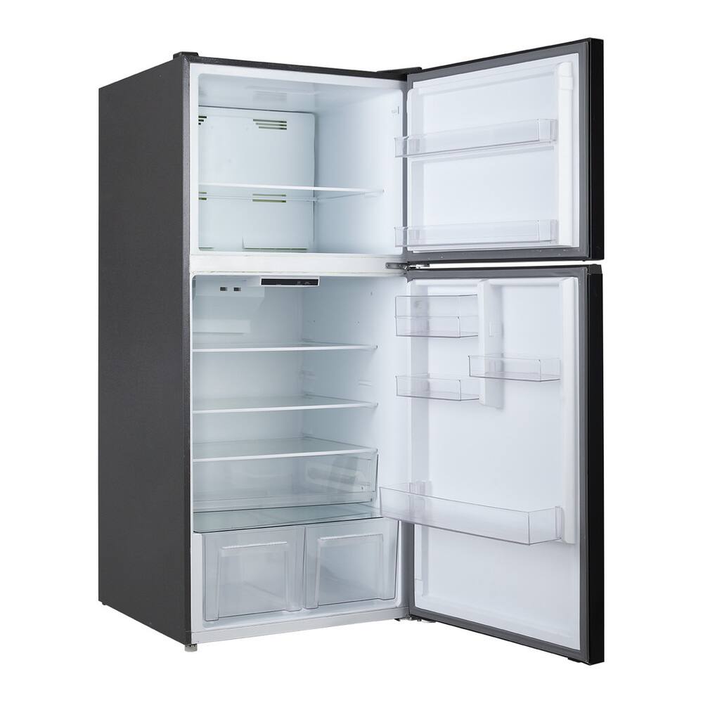 Alt View 5. Verona - Verona 33 inch Top Freezer Refrigerator with 24 cu. ft. Total Capacity in Stainless Steel Look - Stainless Steel Look.