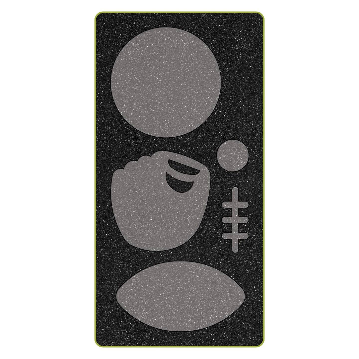 Left. AccuQuilt - Accuquilt GO! Mosaic #4-10 Finished Die - Multicolor.