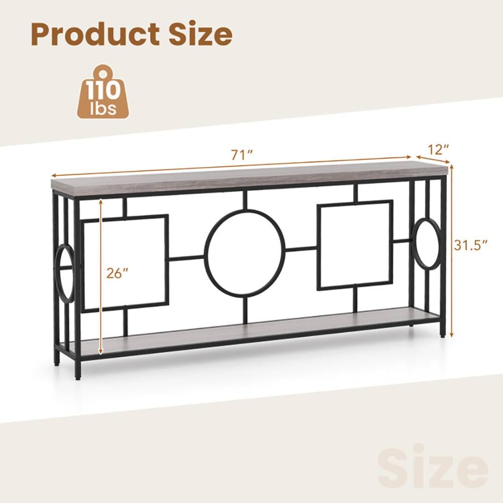 Product Size  
110 lbs  
71"  
12"  
31.5"  
26"  
Size