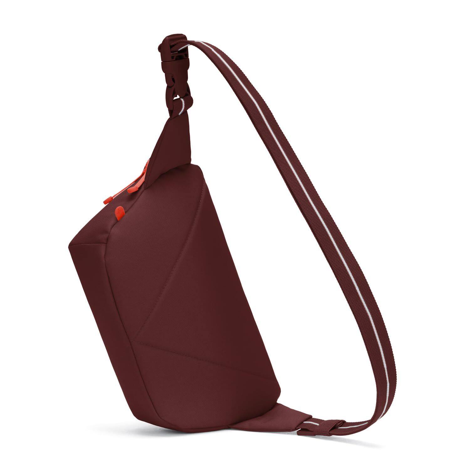 Back. Pacsafe - Pacsafe Go Anti Theft Sling Pack (Garnet Red) - Garnet Red.