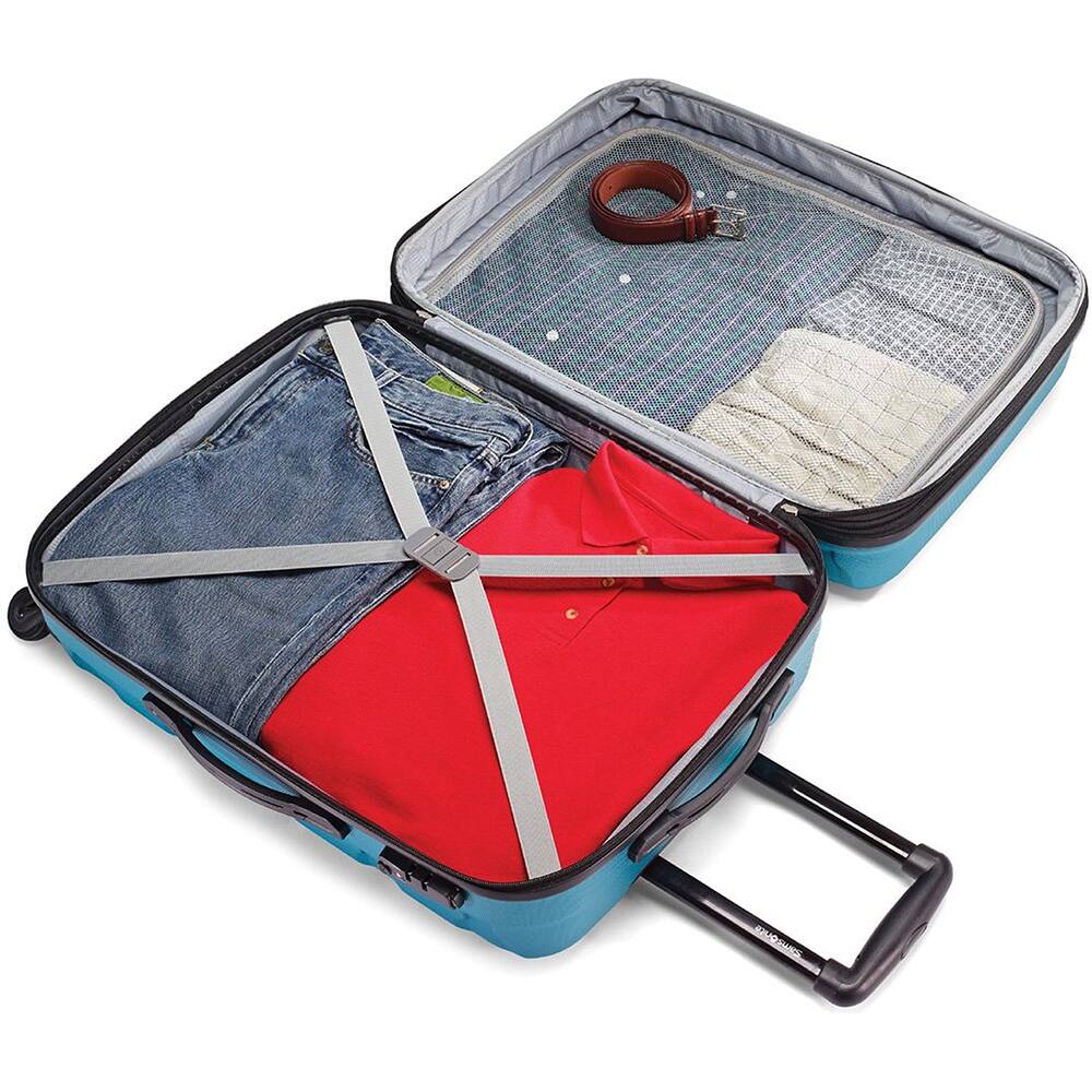 Alt View 6. Samsonite - Omni Hardside Luggage Nested Spinner Set 68311-2479 - Caribbean Blue.