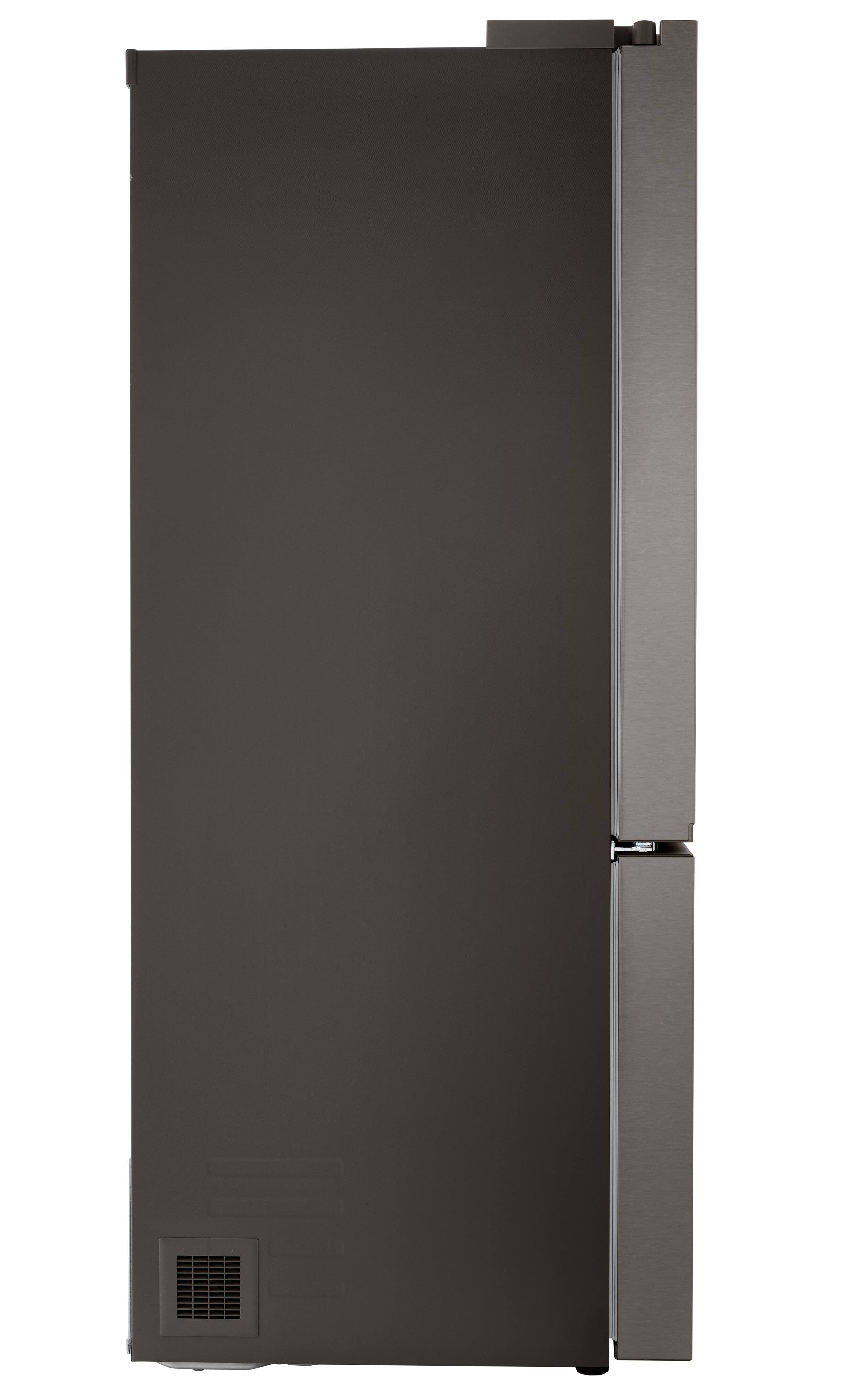 Alt View 19. LG - 36-in Wide Counter-Depth MAX 26.5 Cu. Ft. French Door Smart Refrigerator with Internal Water Dispenser - Black Stainless Steel.
