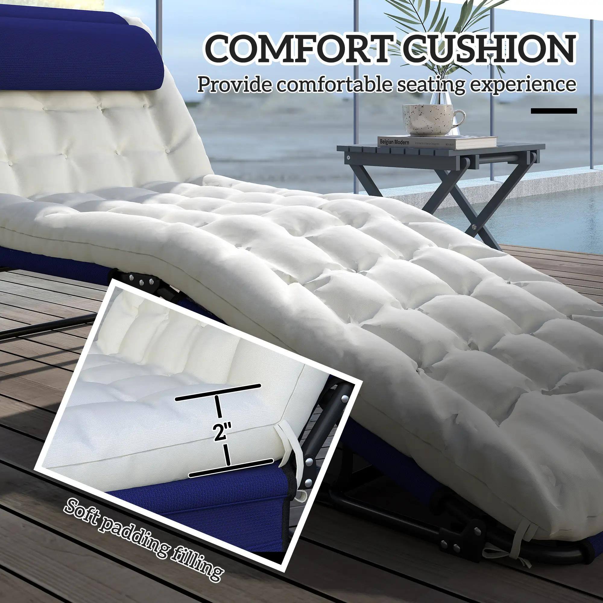 COMFORT CUSHION, Provide comfortable seating experience, Beigian Modem, 2", Soft padding filling