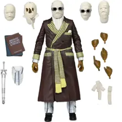 NECA - Universal Monsters 7” Scale Action Figure - Ultimate Invisible Man Figure “Kemp House” (Color) - Front_Zoom