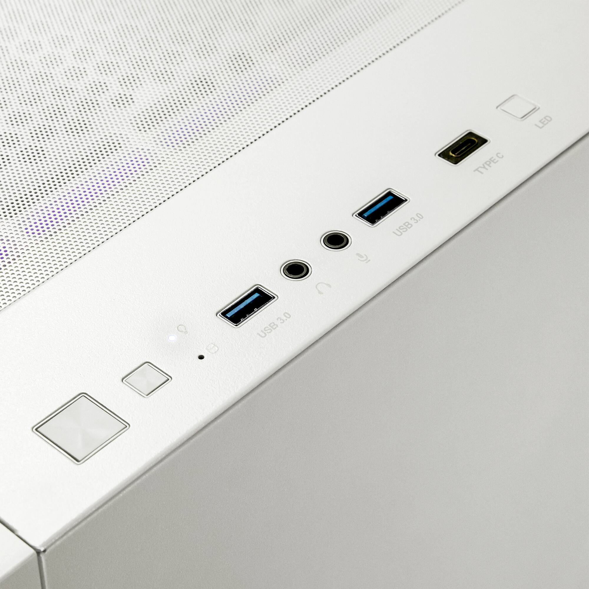 - USB 3.0
- USB 3.0
- TYPE-C
- LED